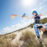 Aqua cosplay Kingdom hearts birth by sleep